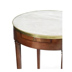 A round living room table