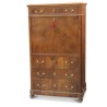 胡桃木 Louis-Philippe 秘书。瑞士沃州，1880 年左右。 - Moinat - Desks : cylinder, leaf, 写字桌