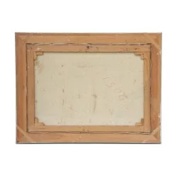 代表 Mayen 的画作和山上的小木屋签名......