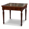 Large walnut games table - Moinat - Bridge tables, Changer tables