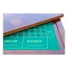 Large walnut games table - Moinat - Bridge tables, Changer tables