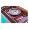 Large walnut games table - Moinat - Bridge tables, Changer tables