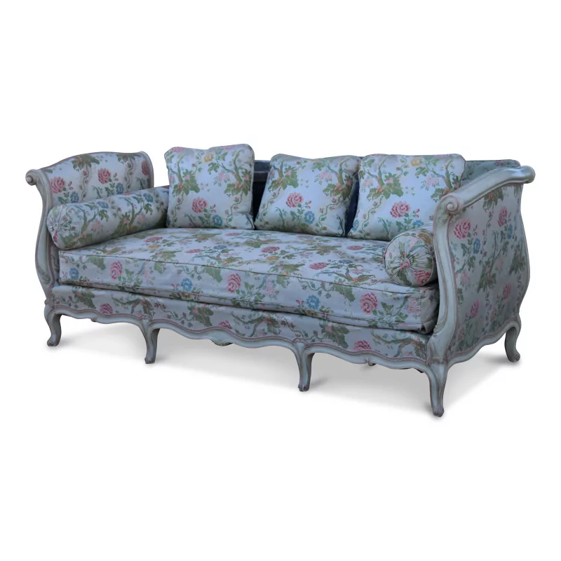 Louis XV Sofa / Daybed mit bemalten Holzstäben, … - Moinat - Sofas, Couchs