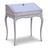 Bureau dos d'âne en bois de merisier peint coloris rose et or … - Moinat - Bureaux cylindre, à abattant, Secrétaires