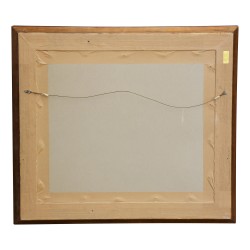 A mirror, golden frame \"Baroque\"