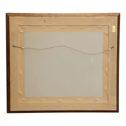 Ein Spiegel, goldener Rahmen „Barock“