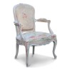 Cabriolet-Sessel Louis XV aus reich handgeschnitztem Holz … - Moinat - Armlehnstühle, Sesseln