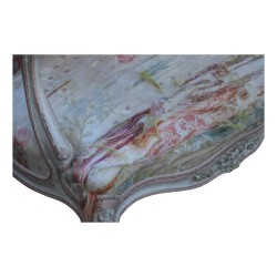 Cabriolet-Sessel Louis XV aus reich handgeschnitztem Holz …