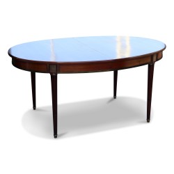 Table ovale Louis XVI en acajou