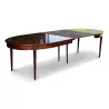 oval Louis XVI table in mahogany with fluted legs, model … - Moinat - Dining tables
