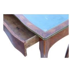 Письменный стол в стиле Людовика XV / плоский стол из кингвуда, …
