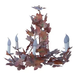 “Autumn” vine leaf chandelier.