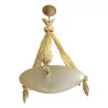 Ceiling light in white opaline - Moinat - Opaline