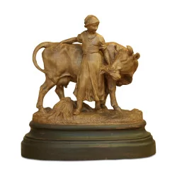 Скульптура Бриенца «Корова и жена фермера»