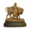Brienzer Skulptur «Die Kuh und die Bäuerin» - Moinat - Dekorationszubehör