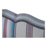 Tête de lit Louis XV moulurée, recouverte de tissu à rayures … - Moinat - Têtes de lit