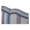 个模压路易十五床头板，覆盖有条纹织物…… - Moinat - 床头板
