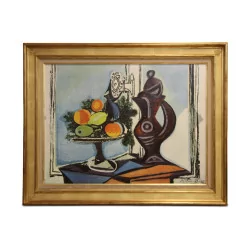 Still life painting copy of PICASSO.