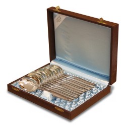 Service of 12 in silver metal BERNDORF including knives, …
