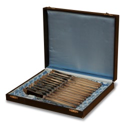 Service of 12 in silver metal BERNDORF including knives, …