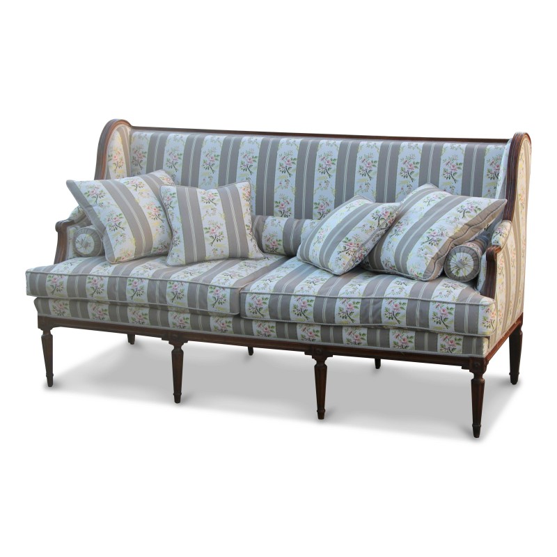 Louis XVI-Sofa aus Buche mit FERSEN-Lampen bezogen. Höhe … - Moinat - Sofas, Couchs Louis XVI-Sofa aus Buche mit FERSEN-Lampen bezogen. Höhe … - Moinat - Sofas, Couchs