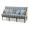 Louis XVI-Sofa aus Buche mit FERSEN-Lampen bezogen. Höhe … - Moinat - Sofas, Couchs