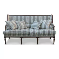 Louis XVI-Sofa aus Buche mit FERSEN-Lampen bezogen. Höhe …