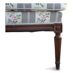 Louis XVI-Sofa aus Buche mit FERSEN-Lampen bezogen. Höhe …
