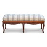 Regency style bench in carved beech with its cushion … - Moinat - Stools, Benches, Pouffes