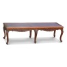 Regency style bench in carved beech with its cushion … - Moinat - Stools, Benches, Pouffes