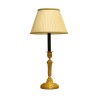 pair of candlestick lamps in gilt and chiseled bronze, with … - Moinat - Table lamps
