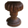 alte Fußlampe aus Eiche - Moinat - Tischlampen