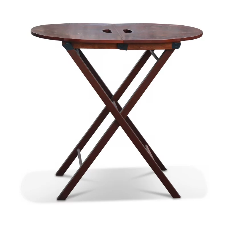 складной приставной столик из красного дерева (Англия). - Moinat - Столы сервировочные