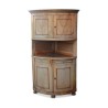 Un meuble encoignure Directoire Suisse en noyer massif - Moinat - Bahuts, Bars, Buffets, Coffres, Enfilades