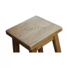 Four walnut bar stools - Moinat - Bar stools