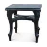 Pedestal table in carved wood and Napoleon III black dot … - Moinat - End tables, Bouillotte tables, Bedside tables, Pedestal tables