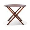 Butler`s Tray Table aus Mahagoni mit X-förmigen Beinen … - Moinat - Plattentische