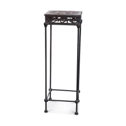 Cast iron harness table (French work).