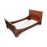 A Louis Philippe bedstead in cherry wood (Savoyard work). - Moinat - Complete beds