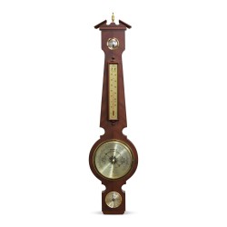 Ein Barometer aus Holz.