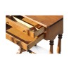 A Napoleon III walnut worker - Moinat - End tables, Bouillotte tables, Bedside tables, Pedestal tables
