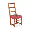 A Louis VIII walnut chair. - Moinat - Chairs