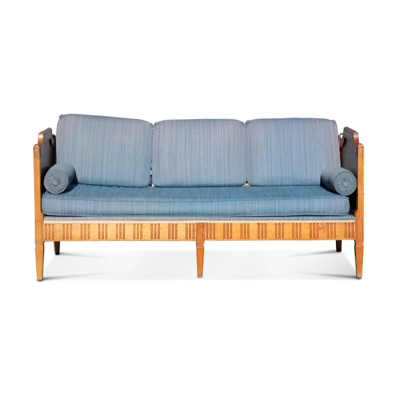Ein Tagesbettsofa aus Kirschholz im Louis XVI-Stil. - Moinat - Sofas, Couchs Ein Tagesbettsofa aus Kirschholz im Louis XVI-Stil. - Moinat - Sofas, Couchs