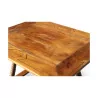 瓦莱桌，镶嵌胡桃木，带球形脚。 - Moinat - 咖啡桌