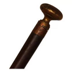 Cane with a brass ball cross.