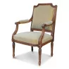 Louis XVI Sessel aus geschnitzter Buche. - Moinat - Armlehnstühle, Sesseln