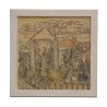 Aquarell, signiert „Le square“ - Moinat - Gemälden - Landschaften