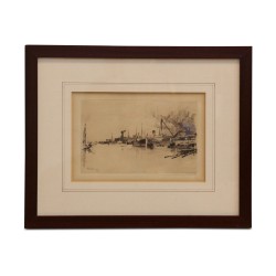 Gemälde Alexandre Eckener (1870-1944) in Wasser …