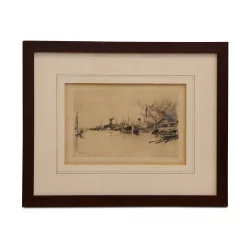Картина Александра Эккенера (1870-1944) в воде …
