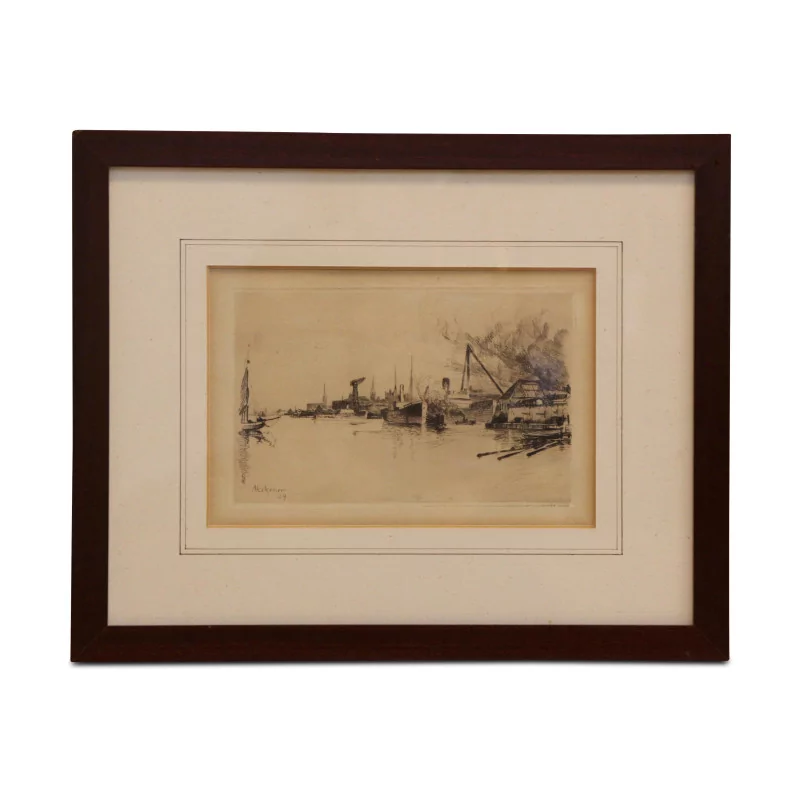 Gemälde Alexandre Eckener (1870-1944) in Wasser … - Moinat - Gemälden - Landschaften
